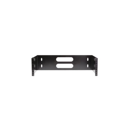 Cable Wholesale Rackmount Hinged Wall Mounting Bracket, 3U, Dimensions: 5.25 (H) x 19 (W) x 5.8 (D) inches 68BP-1003U